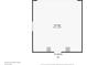 Floor plan of a detached garage showcasing a spacious 19'9