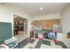 Basement craft room/storage area with views to finished entertainment area at 10846 Hamilton Pass, Fishers, IN 46037