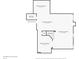 Basement floor plan shows dimensions for a finished basement area and included bathroom at 11509 Wildlife Ct, Zionsville, IN 46077