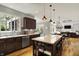 Spacious kitchen with a large island and open layout that is ideal for entertaining at 11509 Wildlife Ct, Zionsville, IN 46077