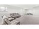 Expansive basement featuring soft carpet, great for to play or setting up a cozy relaxation zone at 12894 Corydon Dr, Fishers, IN 46037