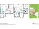 Detailed floor plan showcasing the layout of the house, including room dimensions at 12894 Corydon Dr, Fishers, IN 46037