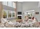 Inviting living room with plenty of natural light, fireplace, and comfortable seating at 1533 Windswept, Brownsburg, IN 46112