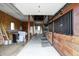 Interior view of barn showing stall construction and materials stored within, plus two egress doors at 1581 S 825 E, Zionsville, IN 46077