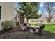 Cozy backyard firepit area with seating, creating a relaxing outdoor gathering space at 15890 Concert Way, Noblesville, IN 46060