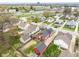 A house in a residential neighborhood, complete with a fenced backyard and a detached garage at 1646 Fisher Ave, Indianapolis, IN 46224