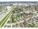 Aerial view of charming neighborhood home with a convenient location in the vibrant city center at 1646 Fisher Ave, Indianapolis, IN 46224
