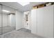 View of a closet and a partial view of the adjacent bathroom at 1646 Fisher Ave, Indianapolis, IN 46224