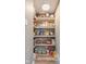 Well-stocked pantry with ample shelving for organized storage of food and kitchen essentials at 1646 Fisher Ave, Indianapolis, IN 46224