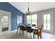 Cozy dining room featuring modern decor and a stylish chandelier at 17777 Crown Pointe Ct, Noblesville, IN 46062