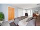 Cozy main bedroom with a plush bed, and large closet and lots of natural light at 1911 N Rangeline Rd, Anderson, IN 46012