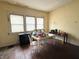 Dining room with a small table and chairs, as well as a coffee maker and mini fridge at 2208 Avondale Pl, Indianapolis, IN 46218