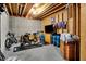 Basement featuring workout bike, dresser, and concrete walls at 2507 Silver Oaks Dr, Carmel, IN 46032