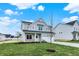Attractive two-story home with a manicured lawn and a classic architectural design at 3787 Thomas Jefferson St, Westfield, IN 46074