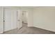 The bedroom offers neutral walls, carpet, and closet doors, blending comfort with practicality at 4087 Railhead Ave, Westfield, IN 46074