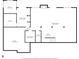 Detailed floor plan showcasing the basement layout, including the recreation room, kitchen, and storage area at 454 Roberson Blvd, Mooresville, IN 46158