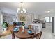 Spacious eat-in kitchen features a breakfast bar and is open to the living room at 5420 E 81St St, Indianapolis, IN 46250