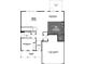 First floor floor plan featuring a great room, kitchen, garage, and two bedrooms at 5721 Palazzo Ln, McCordsville, IN 46055