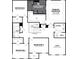 Second floor plan showcasing primary bedroom, three additional bedrooms and loft at 7337 Deerberg Dr, Indianapolis, IN 46259