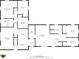 Detailed floor plan showcasing the layout of the main floor, including bedrooms, bathrooms, and living areas at 7482 N Maple Dr, Frankton, IN 46044
