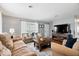 Comfortable living room with plush seating, warm lighting, and a stylish rug at 7709 Lewis Rd, Indianapolis, IN 46256