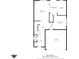 Detailed floor plan showcasing the layout of the first floor, including the living room, kitchen, and garage at 8158 Wheatfield Ct, Camby, IN 46113
