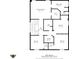 Detailed floor plan showcasing the layout of the second floor, including bedrooms, bathrooms, and laundry at 8158 Wheatfield Ct, Camby, IN 46113