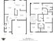 Detailed floor plans of both the first and second floors showcasing the home's layout at 8158 Wheatfield Ct, Camby, IN 46113