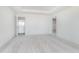 Bright bedroom with neutral carpet and trim with open closet view at 827 Allandale Ave, Westfield, IN 46074
