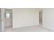 Bright bedroom featuring carpet and a view to a closet and upstairs landing at 827 Allandale Ave, Westfield, IN 46074