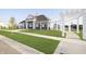 A sprawling clubhouse with a pergola and verdant lawn at 827 Allandale Ave, Westfield, IN 46074