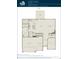 Floor plan of the first floor of a 3,300 sq ft home with a 3 car garage and a patio at 827 Allandale Ave, Westfield, IN 46074