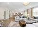 Inviting living room open to the kitchen, perfect for modern living and entertaining guests at 827 Allandale Ave, Westfield, IN 46074