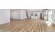 Spacious living area featuring wood flooring, an open layout, and seamless flow to the kitchen at 827 Allandale Ave, Westfield, IN 46074