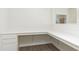 Bright office nook with modern quartz counters and wood-look floors at 827 Allandale Ave, Westfield, IN 46074