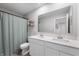 Bathroom featuring a double sink and shower at 8694 Moyer Pl, Pendleton, IN 46064