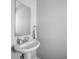 Bathroom featuring a sink, mirror and decorative towel at 8694 Moyer Pl, Pendleton, IN 46064