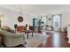 Inviting living room with hardwood floors, stylish decor, comfortable seating and natural light at 967 Orlando St, Carmel, IN 46032