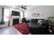 Cozy living room with a fireplace and stylish decor at 9770 Blue Violet Dr, Noblesville, IN 46060