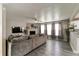 Inviting living room with a cozy fireplace and an abundance of natural light at 10597 Cyrus Dr, Indianapolis, IN 46231