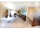 Versatile bonus room with a world map, study space and carpeted floors at 1060 Cape Coral Dr, Cicero, IN 46034