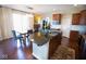 Well-equipped kitchen features a large center island, stainless steel appliances, granite countertops, and eat in kitchen at 1060 Cape Coral Dr, Cicero, IN 46034