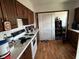 Traditional kitchen featuring wood cabinets and a white countertop at 1150 Younce St, Franklin, IN 46131