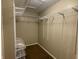 Spacious walk-in closet with wire shelving at 1302 Lexington Trl, Greenfield, IN 46140