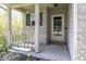 Inviting front porch featuring a charming door and a brick facade, perfect for a cozy welcome at 1328 Osprey Way, Greenwood, IN 46143