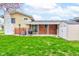 A large, well-maintained backyard with patio and storage shed offers outdoor living at 1503 Saint John S Ct, Beech Grove, IN 46107