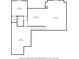 Detailed basement floor plan showing bedroom, Gathering room, game room, and basement dimensions at 15150 Mooring E Cir, Carmel, IN 46033