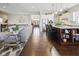 Open concept living area flows seamlessly into the modern kitchen at 15150 Mooring E Cir, Carmel, IN 46033