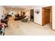 Expansive basement area with multiple zones, including a seating area and potential for customization at 1770 Valleywood Dr, Avon, IN 46123