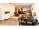 Spacious basement with a multi-use layout, featuring a dining area, and a comfortable seating area at 1770 Valleywood Dr, Avon, IN 46123
